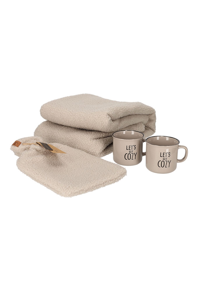 Jens Living Giftset Cozy Taupe set van 4stuks 43.3x34x12.2cm 1stuks