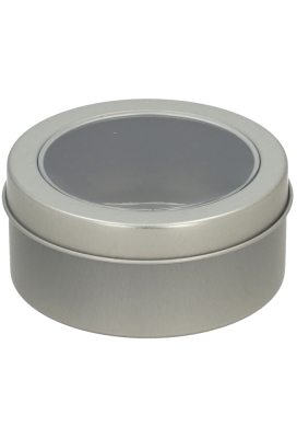 Blikken Blanco Rond & Venster 8.3x3.8cm 1stuks Blikken Blanco Rond & Venster 8.3x3.8cm 1stuks