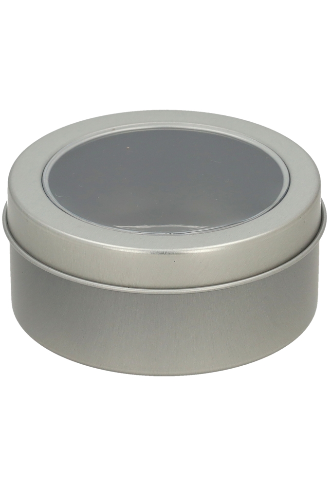 Blikken Blanco Rond & Venster 8.3x3.8cm 1stuks