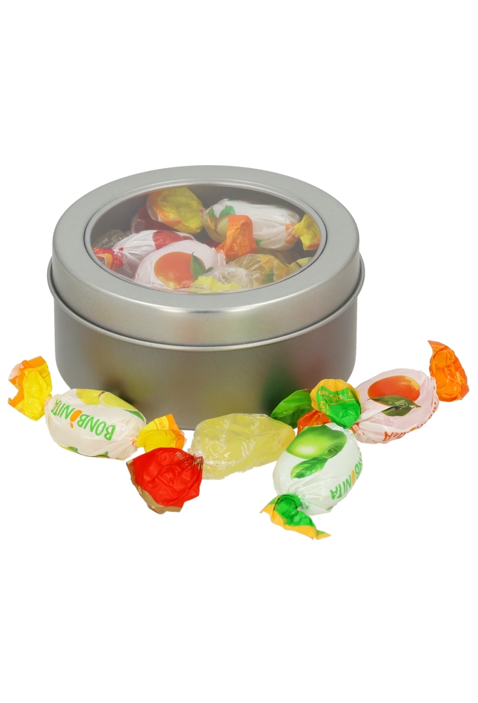 Blikken Blanco Rond & Venster 8.3x3.8cm 1stuks