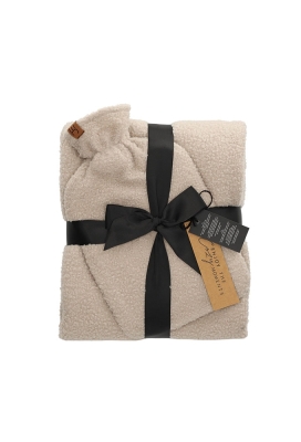 Jens Living Giftset Boucle Taupe set van 2stuks 28x34x12.5cm 1stuks Jens Living Giftset Boucle Taupe set van 2stuks 28x34x12.5cm 1stuks