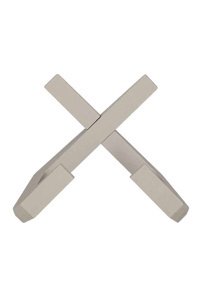 Jens Living Boekenstandaard Jax Grijs 22.5x12.5x18cm 1stuks