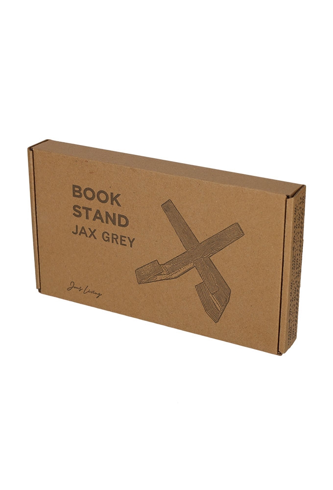 Jens Living Boekenstandaard Jax Grijs 22.5x12.5x18cm 1stuks