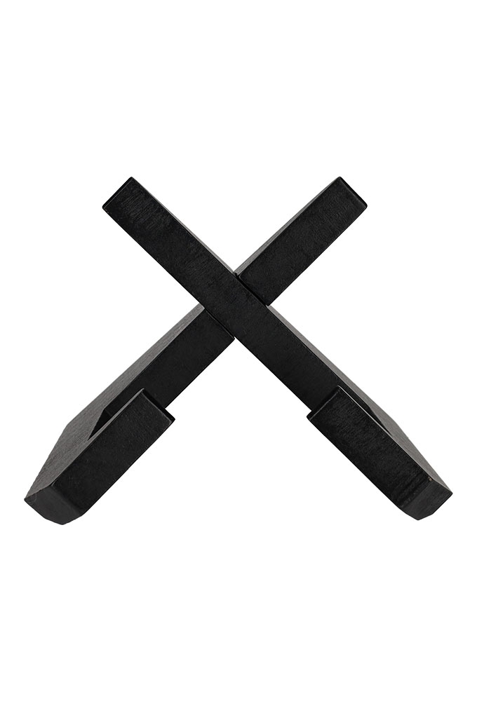 Jens Living Boekenstandaard Jax Zwart 22.5x12.5x18cm 1stuks