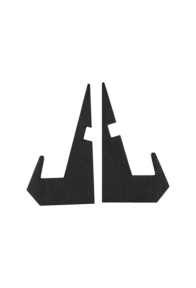 Jens Living Boekenstandaard Jax Zwart 22.5x12.5x18cm 1stuks