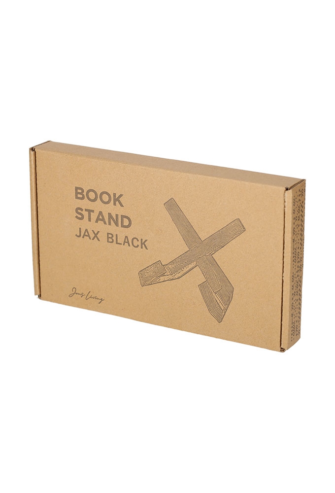 Jens Living Boekenstandaard Jax Zwart 22.5x12.5x18cm 1stuks