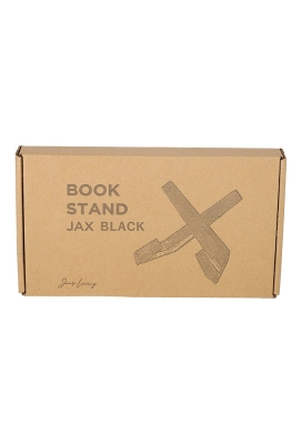 Jens Living Boekenstandaard Jax Zwart 22.5x12.5x18cm 1stuks Jens Living Boekenstandaard Jax Zwart 22.5x12.5x18cm 1stuks