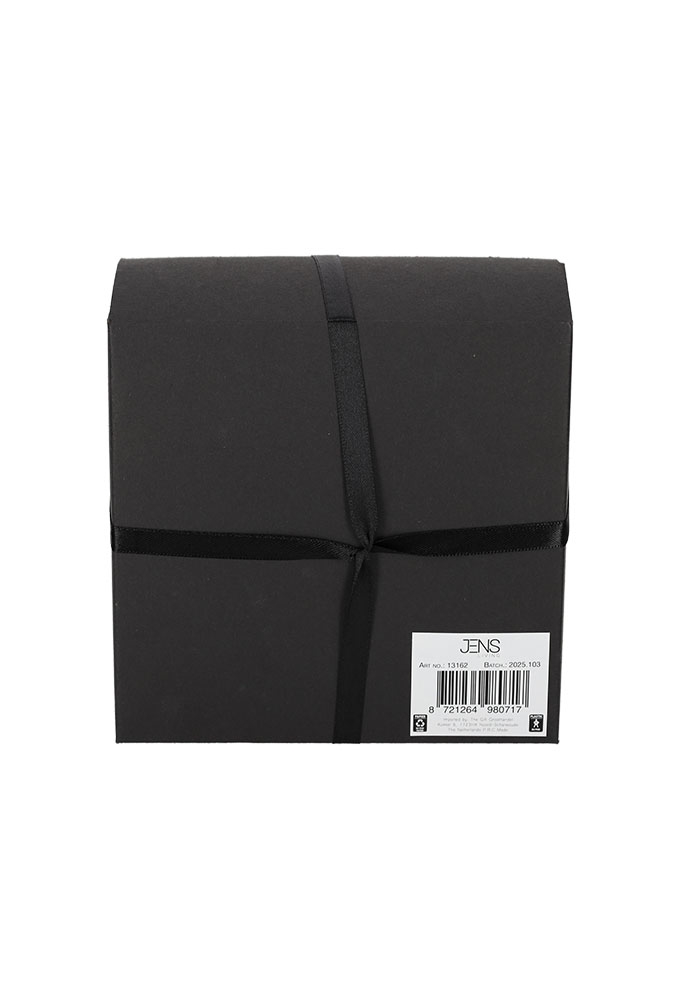 Jens Living Kerstballen Print set van 4stuks 6x6x9cm 1stuks