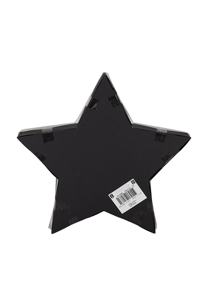 Jens Living Kerstballen Blauw & Goud set van 2stuks 3.5x3.5x5.5cm 1st