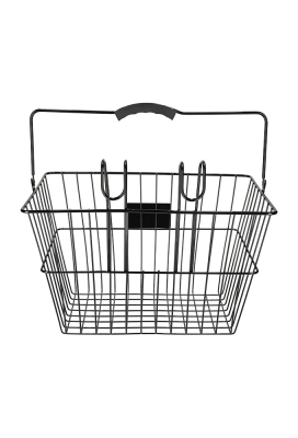 Norlander Fietsmand Zwart 39.5x30x32cm 1stuks Norlander Fietsmand Zwart 39.5x30x32cm 1stuks