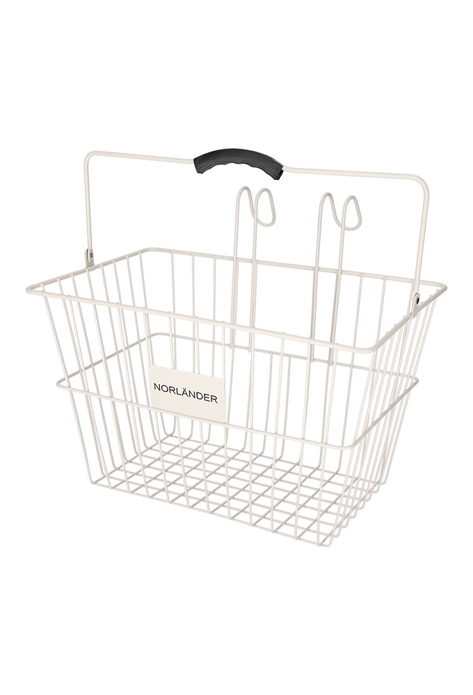 Norlander Fietsmand Taupe 39.5x30x32cm 1stuks Norlander Fietsmand Taupe 39.5x30x32cm 1stuks