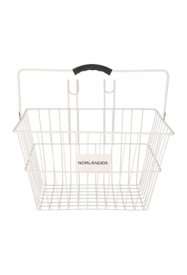 Norlander Fietsmand Taupe 39.5x30x32cm 1stuks Norlander Fietsmand Taupe 39.5x30x32cm 1stuks