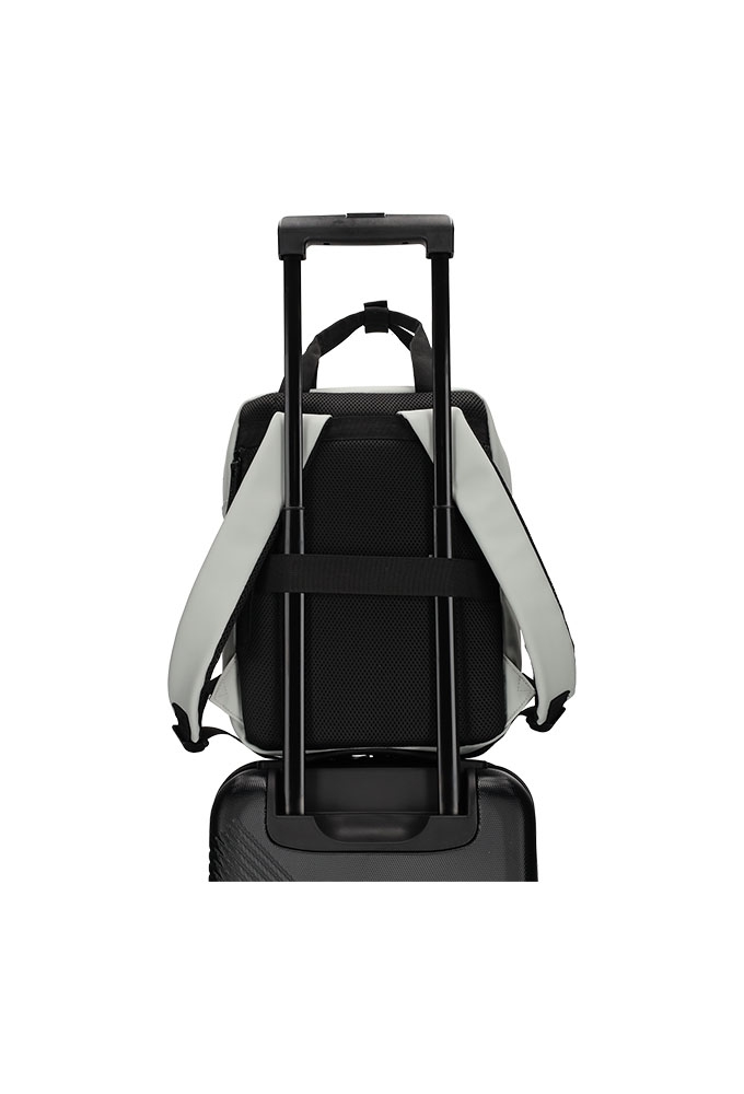 Norlander Dull Pu Rugtas Grijs 31x18x40cm 1stuks