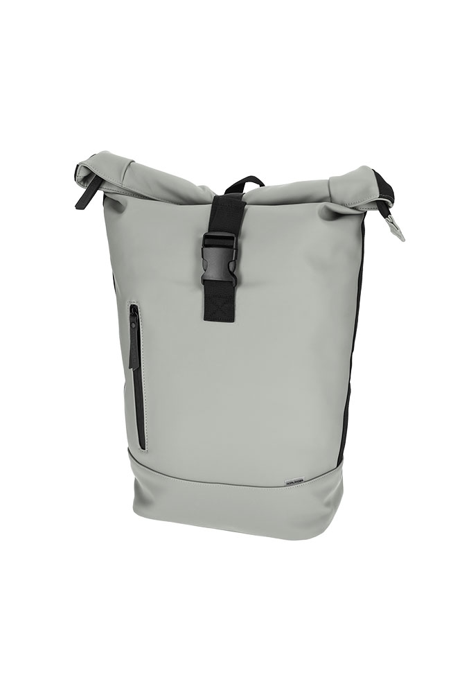 Norlander Dull Pu Rol Rugtas 2.0 Grijs 41x20x52cm 1stuks Norlander Dull Pu Rol Rugtas 2.0 Grijs 41x20x52cm 1stuks