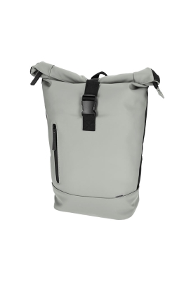 Norlander Dull Pu Rol Rugtas 2.0 Grijs 41x20x52cm 1stuks Norlander Dull Pu Rol Rugtas 2.0 Grijs 41x20x52cm 1stuks