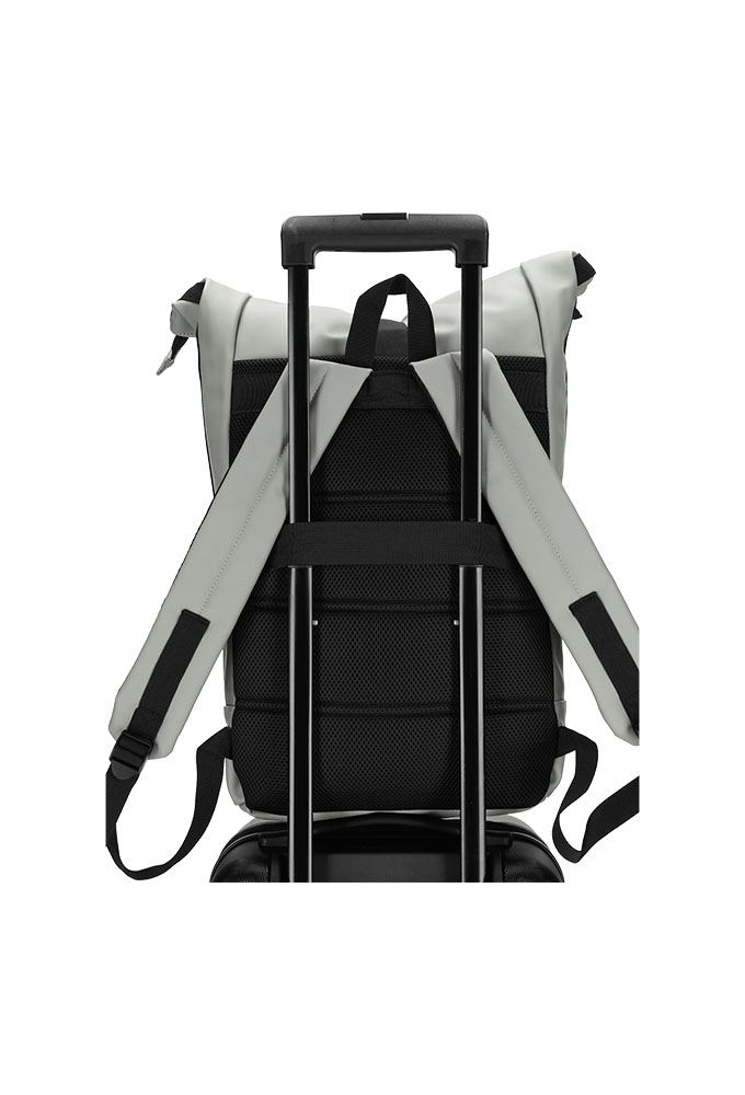 Norlander Dull Pu Rol Rugtas 2.0 Grijs 41x20x52cm 1stuks Norlander Dull Pu Rol Rugtas 2.0 Grijs 41x20x52cm 1stuks