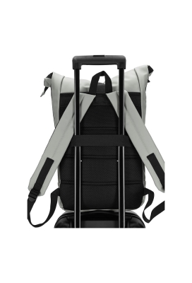 Norlander Dull Pu Rol Rugtas 2.0 Grijs 41x20x52cm 1stuks Norlander Dull Pu Rol Rugtas 2.0 Grijs 41x20x52cm 1stuks