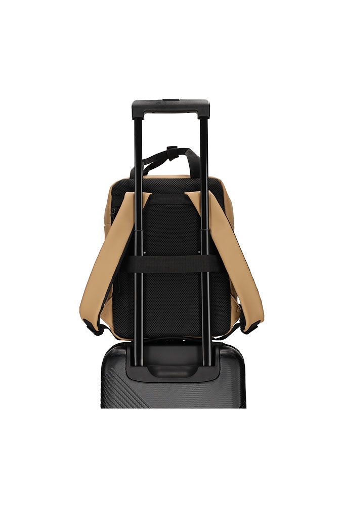 Norlander Dull Pu Rugtas Bruin 31x18x40cm 1stuks