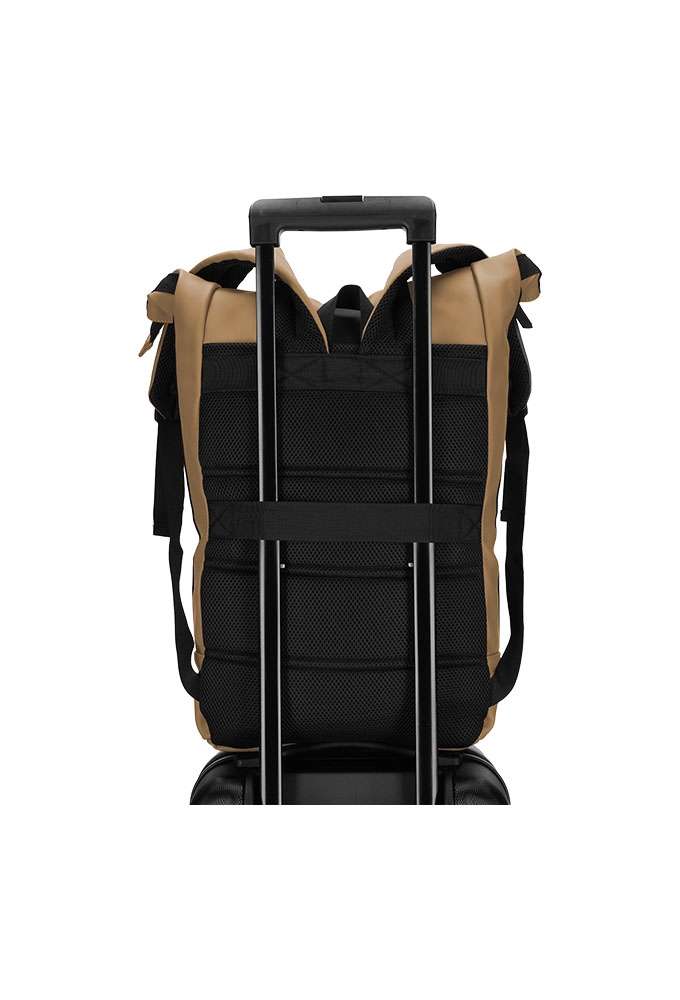 Norlander Dull Pu Rol Rugtas 2.0 Bruin 41x20x52cm 1stuks