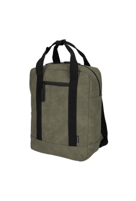 Norlander Nubuck Rugtas Groen 31x18x40cm 1stuks Norlander Nubuck Rugtas Groen 31x18x40cm 1stuks