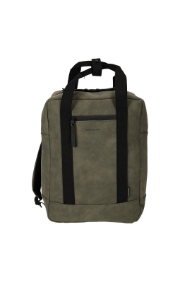 Norlander Nubuck Rugtas Groen 31x18x40cm 1stuks Norlander Nubuck Rugtas Groen 31x18x40cm 1stuks