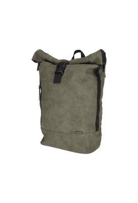 Norlander Nubuck Rol Rugtas Groen 41x20x52cm 1stuks Norlander Nubuck Rol Rugtas Groen 41x20x52cm 1stuks