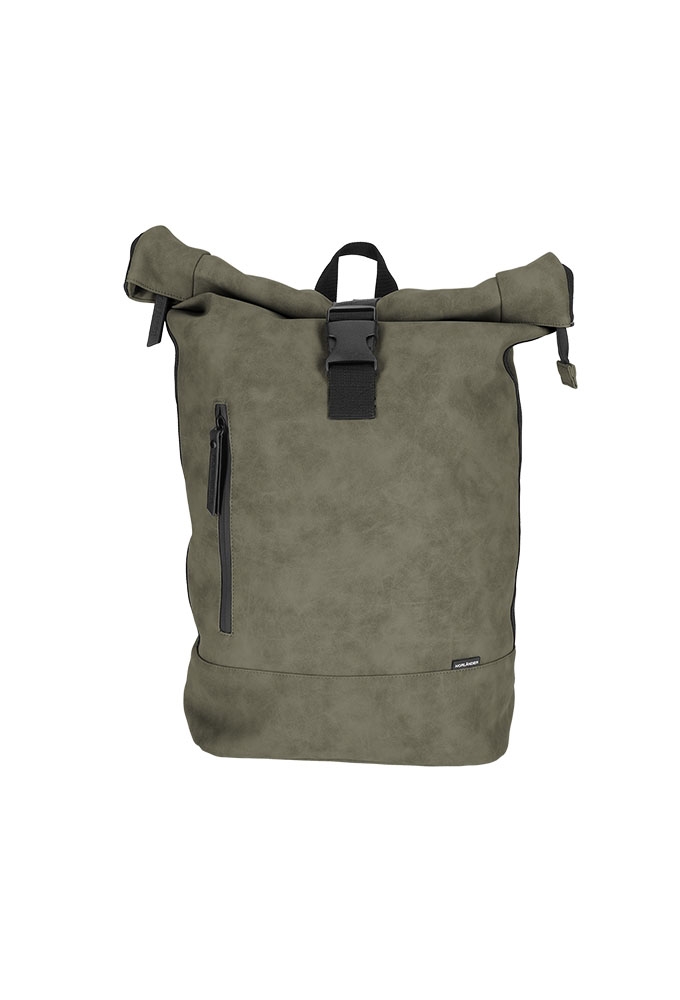 Norlander Nubuck Rol Rugtas Groen 41x20x52cm 1stuks