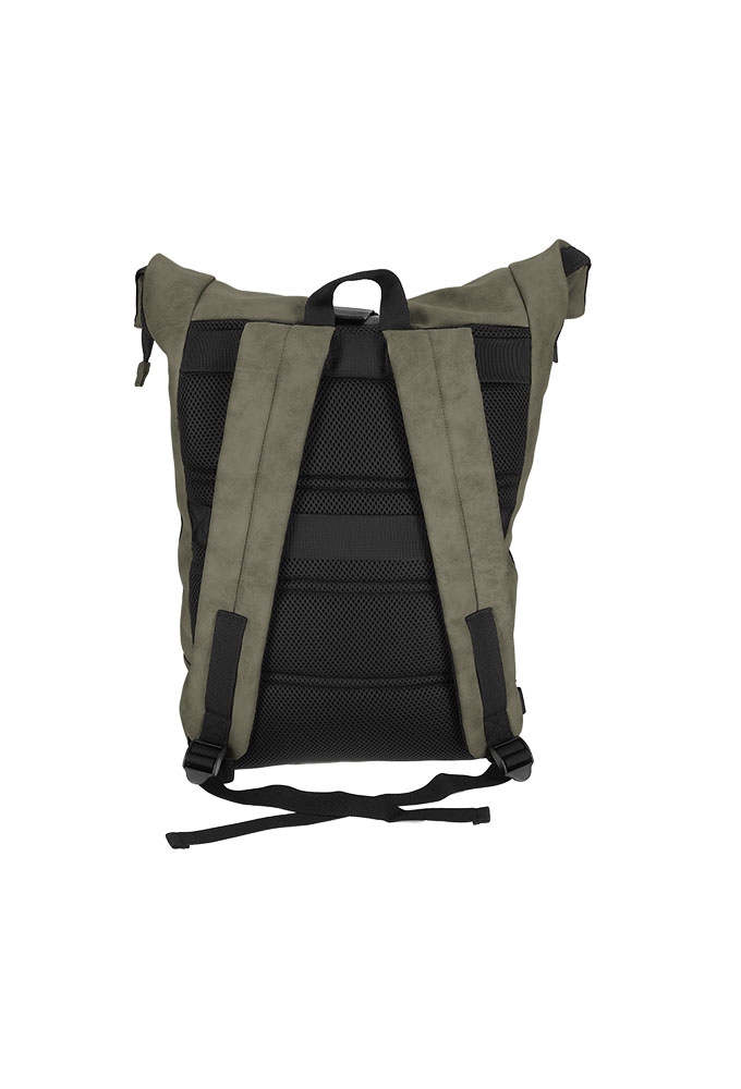 Norlander Nubuck Rol Rugtas Groen 41x20x52cm 1stuks