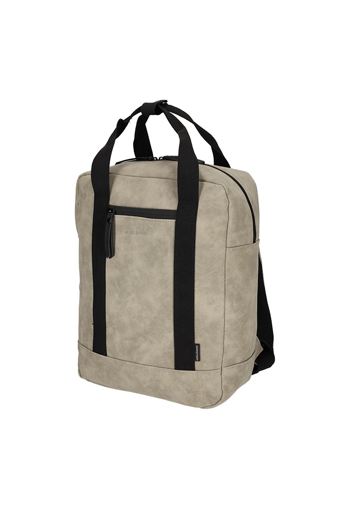 Norlander Nubuck Rugtas Taupe 31x18x40cm 1stuks Norlander Nubuck Rugtas Taupe 31x18x40cm 1stuks
