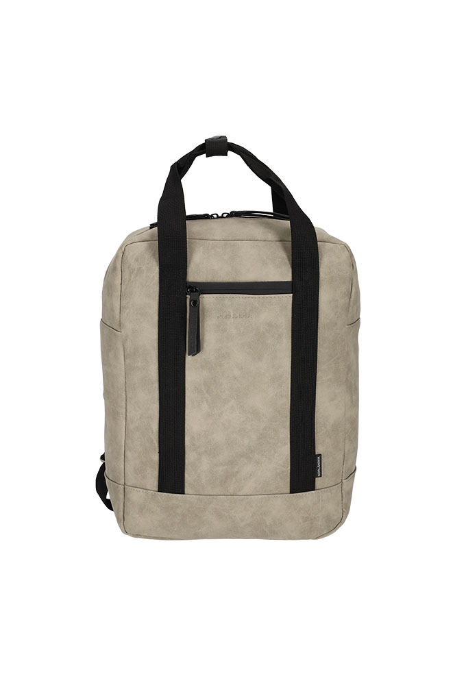Norlander Nubuck Rugtas Taupe 31x18x40cm 1stuks Norlander Nubuck Rugtas Taupe 31x18x40cm 1stuks
