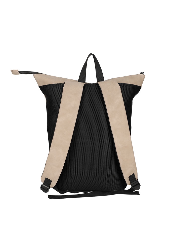 Norlander Pu Rugtas Napolitana Taupe 27x15.5x40.5cm 1stuks