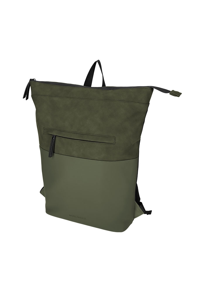 Norlander Pu Rugtas Napolitana Groen 27x15.5x40.5cm 1stuks