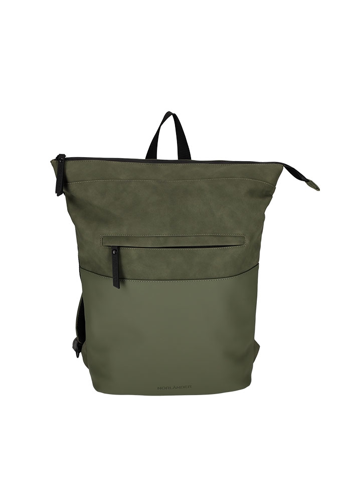 Norlander Pu Rugtas Napolitana Groen 27x15.5x40.5cm 1stuks Norlander Pu Rugtas Napolitana Groen 27x15.5x40.5cm 1stuks