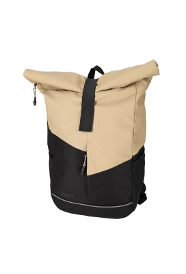 Norlander Rugtas Voldby Taupe 29x17x47cm 1stuks Norlander Rugtas Voldby Taupe 29x17x47cm 1stuks