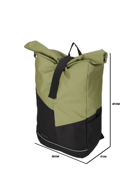 Norlander Rugtas Voldby Groen 29x17x47cm 1stuks Norlander Rugtas Voldby Groen 29x17x47cm 1stuks