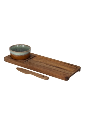 Jens Living Serveerset Jip Rechthoek 30x11x6.5cm 1stuks Jens Living Serveerset Jip Rechthoek 30x11x6.5cm 1stuks
