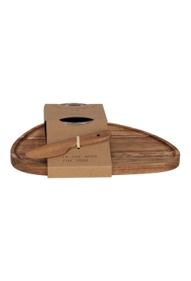 Jens Living Serveerset Jip Organisch 25x18x6.5cm 1stuks Jens Living Serveerset Jip Organisch 25x18x6.5cm 1stuks