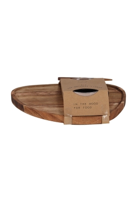 Jens Living Serveerset Jip Organisch 25x18x6.5cm 1stuks Jens Living Serveerset Jip Organisch 25x18x6.5cm 1stuks