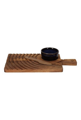 Jens Living Serveerset Jip Cirkels 33x18x6cm 1stuks Jens Living Serveerset Jip Cirkels 33x18x6cm 1stuks
