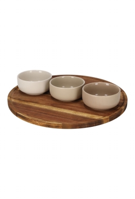 Jens Living Draaiplateau Lazy Bob 34x34x6.7cm 1stuks Jens Living Draaiplateau Lazy Bob 34x34x6.7cm 1stuks