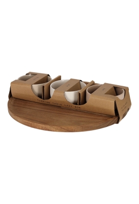 Jens Living Draaiplateau Lazy Bob 34x34x6.7cm 1stuks Jens Living Draaiplateau Lazy Bob 34x34x6.7cm 1stuks