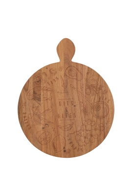 Jens Living Serveerplank Bits & Bites 41x33x2cm 1stuks Jens Living Serveerplank Bits & Bites 41x33x2cm 1stuks