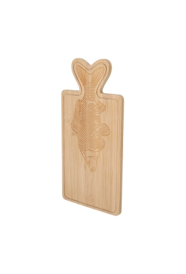 Jens Living Bamboe Serveerplank Vis Small 33x17x1.3cm 1stuks Jens Living Bamboe Serveerplank Vis Small 33x17x1.3cm 1stuks