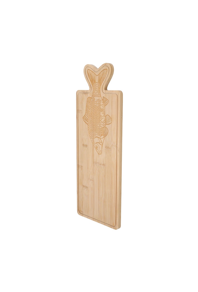 Jens Living Bamboe Serveerplank Vis Large 45x17x1.3cm 1stuks Jens Living Bamboe Serveerplank Vis Large 45x17x1.3cm 1stuks