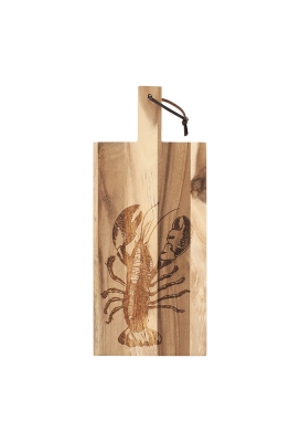 Jens Living Serveerplank Kreeft Large 48x20x2cm 1stuks Jens Living Serveerplank Kreeft Large 48x20x2cm 1stuks