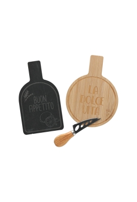 Jens Living La Dolce Vita Serveerset 13.8x19x2.5cm 1stuks Jens Living La Dolce Vita Serveerset 13.8x19x2.5cm 1stuks