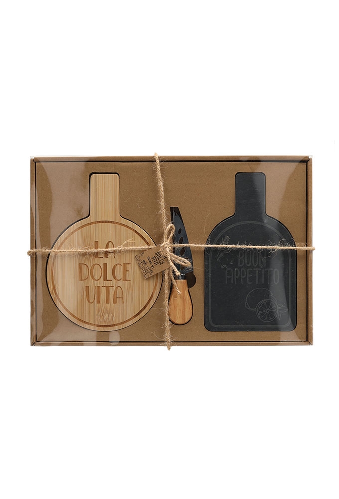 Jens Living La Dolce Vita Serveerset 13.8x19x2.5cm 1stuks Jens Living La Dolce Vita Serveerset 13.8x19x2.5cm 1stuks