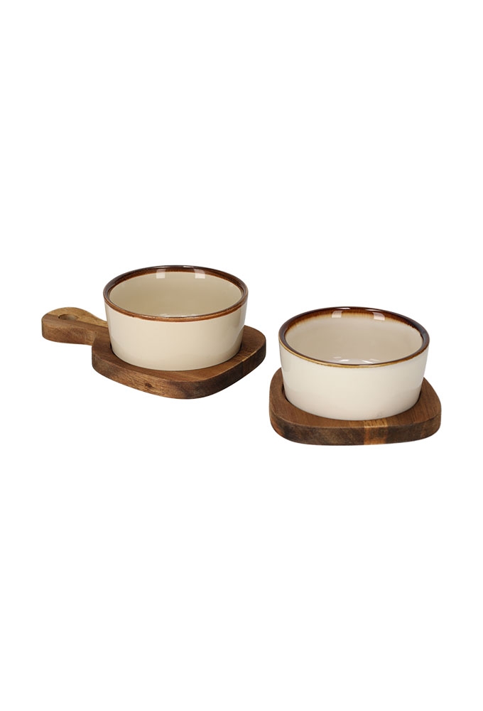 Jens Living Bits & Bites Bo Duo Beige 20x15x5.5cm 1stuks Jens Living Bits & Bites Bo Duo Beige 20x15x5.5cm 1stuks
