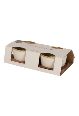 Jens Living Bits & Bites Bo Duo Beige 20x15x5.5cm 1stuks Jens Living Bits & Bites Bo Duo Beige 20x15x5.5cm 1stuks