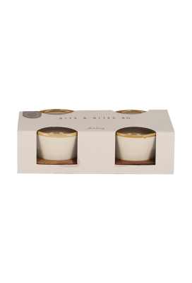 Jens Living Bits & Bites Bo Duo Beige 20x15x5.5cm 1stuks Jens Living Bits & Bites Bo Duo Beige 20x15x5.5cm 1stuks